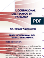 Perfil Del Tecnico en Farmacia