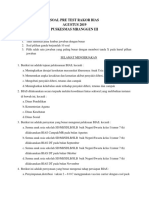 Soal Pretest Imunisasi