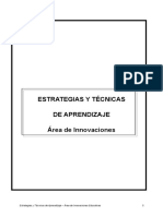 Estrategias y Técnicas Aprendizajes