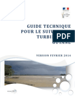 Guide Technique Pour Le Suivi de La Turbidite en Guyane