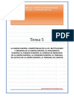 Tema 05 - Union Europea PDF