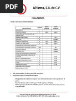 Ficha Técnica Alifarma Ácido Salicílico