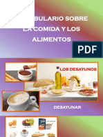 La Comida en Imágenes. Nivel A1-A2