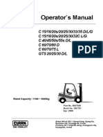 Forklift 2 3T CM C30D - Operation Manual