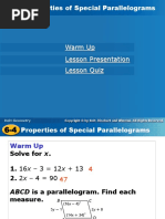 6 4properties of Special Parallelograms - PPSX