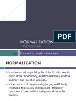 Normalization