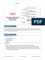 Matriz de Sesiones Investigación de Operaciones