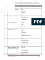 4-List of Approved Makes For Electrical Works