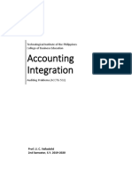 Auditing Problems PDF