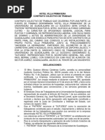 Contrato Colectivo de Trabajo - Ejemplo