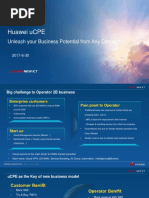 Huawei UCPE Solution High Level Presentation