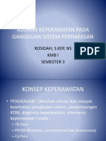 Asuhan Keperawatan Pada Gangguan Sistem Pernafasan