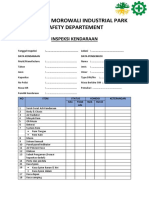 Checklist Inspeksi Kendaraan