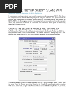 Mikrotik Setup Guest (Vlan) Wifi