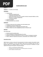 Planificacion Didactica Especial de La Psicologia