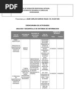 Plantilla de Cronograma para Formacion Titulada Virtual