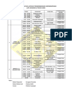 Jadwal Kegiatan Latihan Pengembangan Kepemimpinan 1