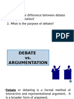 DEBATE Introduction