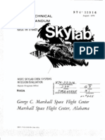 MSFC Skylab Crew Systems Mission Evaluation