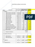 Breakdown of Cost - Water Heater PPR Pipes and Fittings