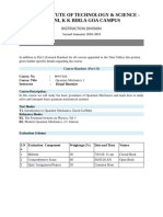 QM1 Handout PHY-F242