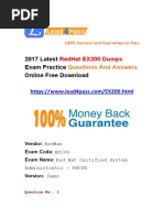 Lead4pass Latest RedHat EX200 Dumps PDF Training Materials