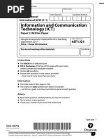 ICT Paper 1 Sample Paper (9-1) PDF