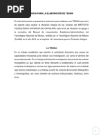 Guía Metodológica para La Elaboración de Tesina