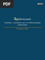 Arduino Premiers Pas en Informatique Embarquee PDF