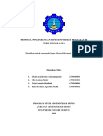 PROPOSAL SIM Kelompok 5 5D Politeknik Negeri Madiun 2019