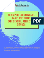 Principios Educativos Perspectivas Experiencial, Reflexiva Situada