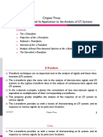 Chapter Three:Z Transform and Its Application To LTI Systems