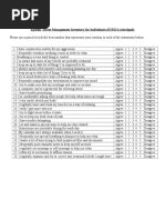 DR Robert Epstein S Stress Management Inventory