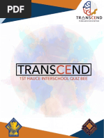 TransCEnd National Quiz Bee Invitation Kit