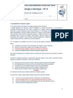 Ficha Formativa 3 - Datação Relativa e Fósseis - Correção