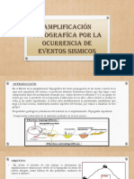 Amplificacion Topografica