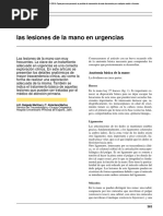 Las Lesiones de La Mano en Urgencias