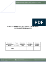 Procedimiento de Identificación de Requisitos Legales