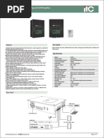 T-6700 Series IP Network Adapter (Wall Mount Type With 2x10W Amplifier) T-6705A