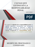 Causas Que Extinguen La Responsabilidad Penal y Responsabilidad Civil