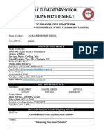 SPG-SSG Narrative Report - School Based Student Leadership TRNG