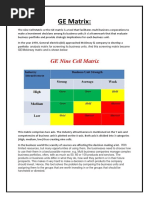 Nine Cell Matrix