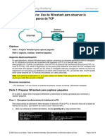 9.2.1.6 Lab - Using Wireshark To Observe The TCP 3-Way Handshake