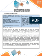 Syllabus Desarrollo Modelo Negocio