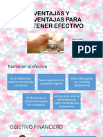 Ventajas y Desventajas para Mantener Efectivo - Grupo 5