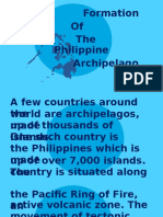 Formation of The Philippine Archipelago