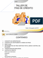 Taller BCE CCREDITO