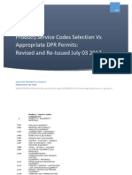 New NipeX Product Code Booklet Vs DPR Permts Revised and Re Issued July 2017 PDF