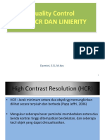 QC Linierity, HCR Dan LCR New