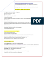 SQL DB Migration Checklist (Praveen) MB: 91-8197293434 PDF